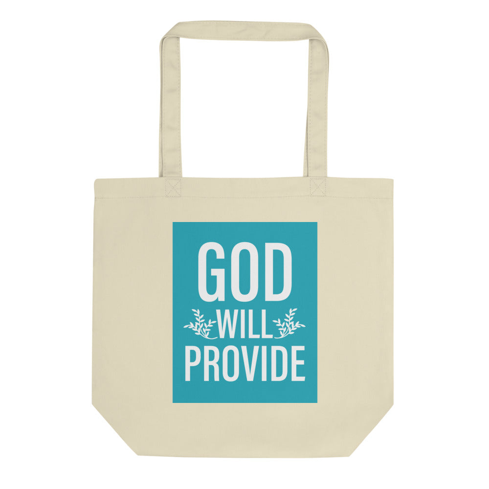 God Will Provide Eco Tote Bag | Christian Faith