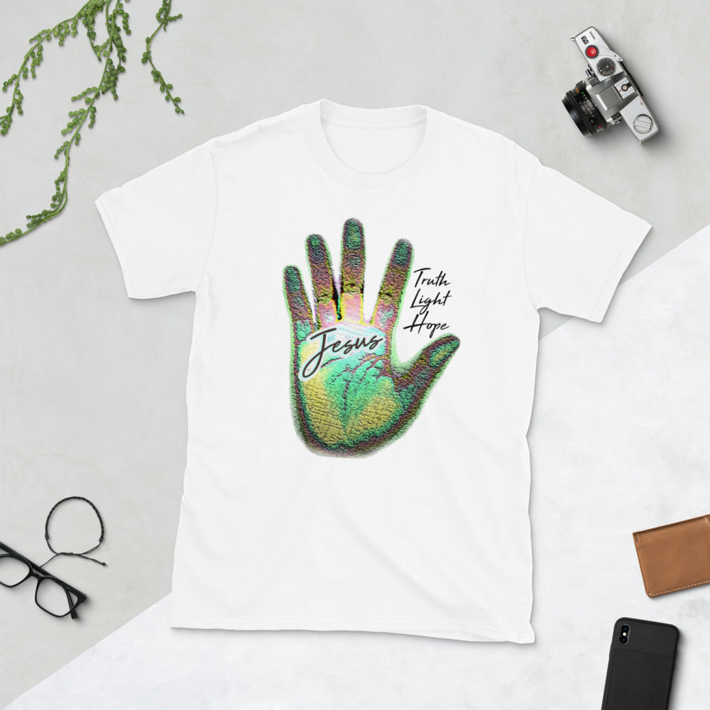 Jesus Truth Light Hope Christian Tee Shirt Soft Cotton Inspirational Faith Apparel