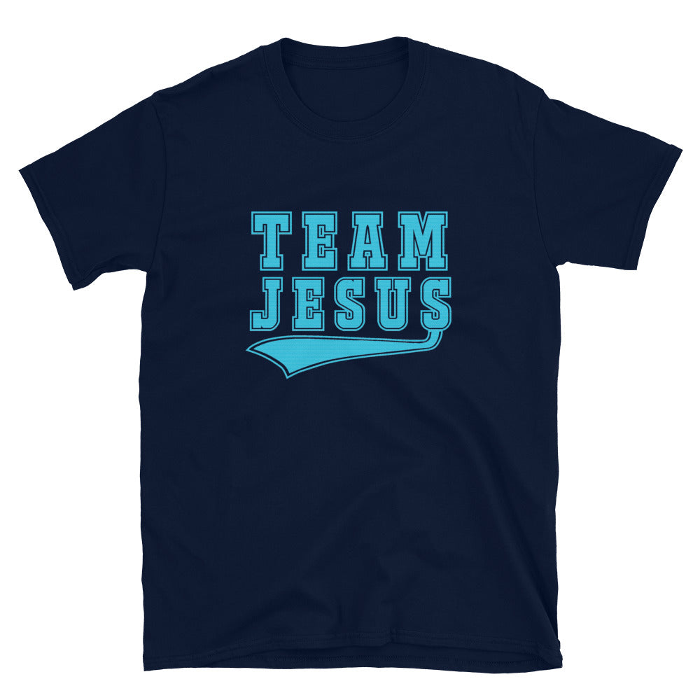 Team Jesus Gospel Christian Faith Tee Shirt for Men and Women – Soft Cotton Religious T-Shirt for Church and Daily Wear