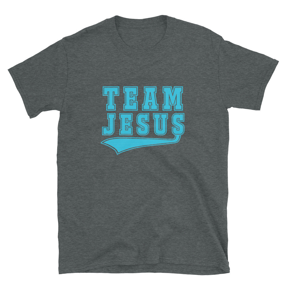Team Jesus Gospel Christian Faith Tee Shirt for Men and Women – Soft Cotton Religious T-Shirt for Church and Daily Wear