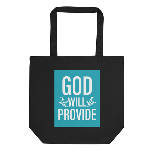 God Will Provide Eco Tote Bag | Christian Faith