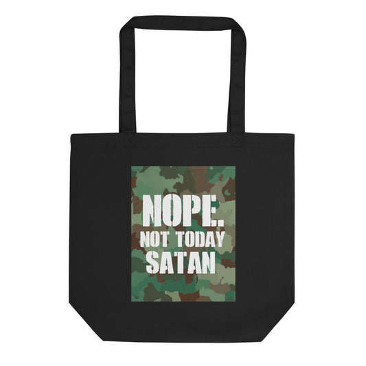 Nope Not Today Satan Eco Tote Bag