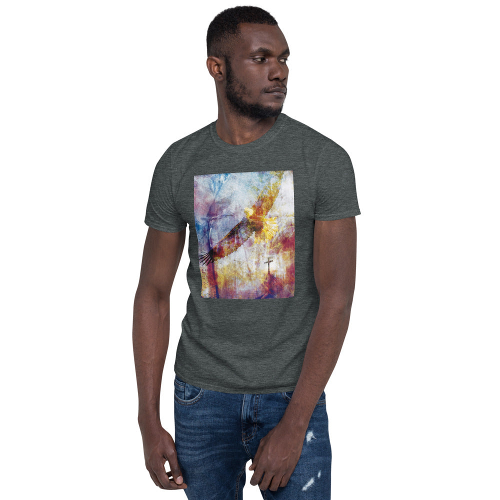 Eagle Graphic Short-Sleeve T-Shirt for Men – Cotton Casual Wear