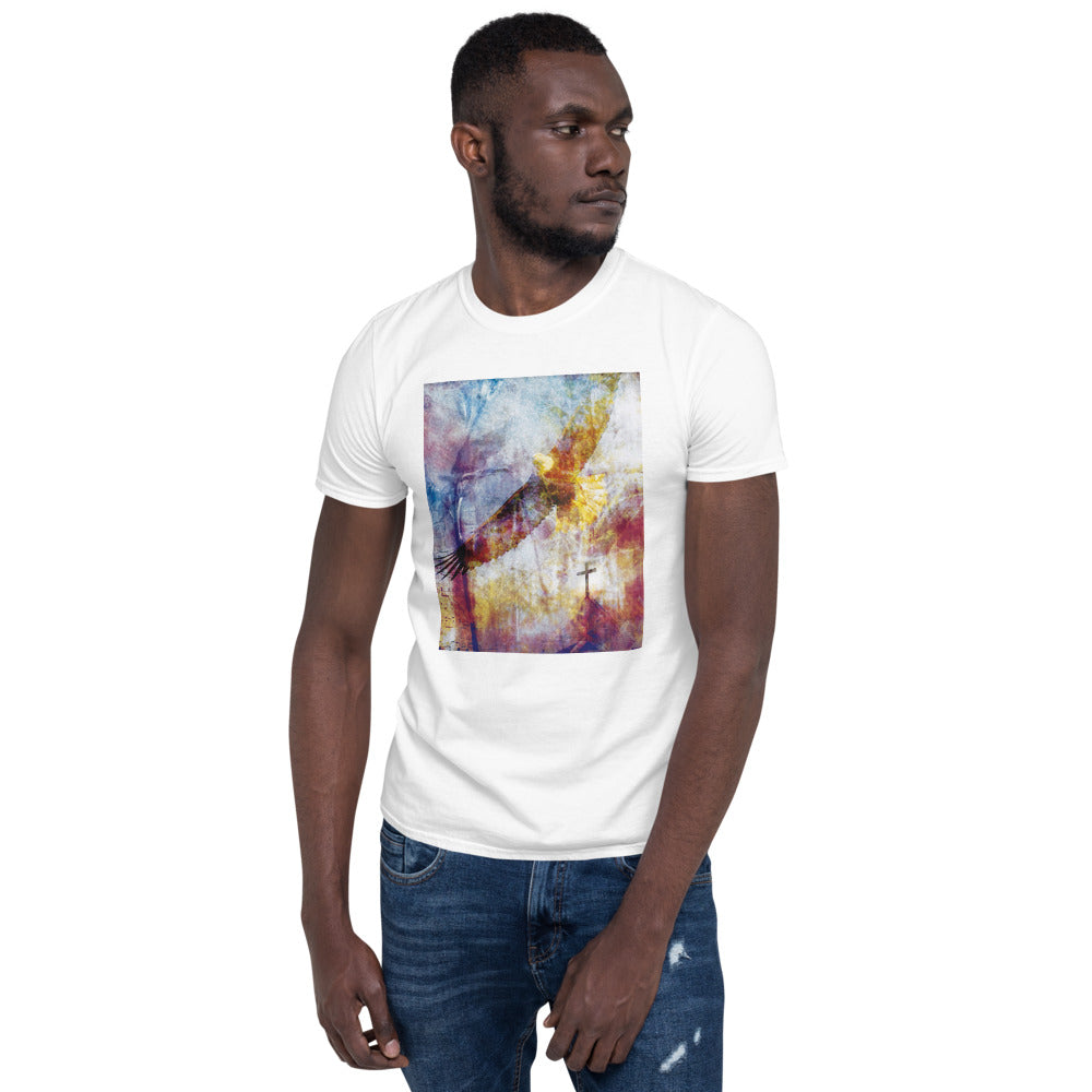 Eagle Graphic Short-Sleeve T-Shirt for Men – Cotton Casual Wear