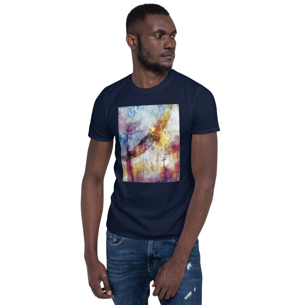 Eagle Graphic Short-Sleeve T-Shirt for Men – Cotton Casual Wear