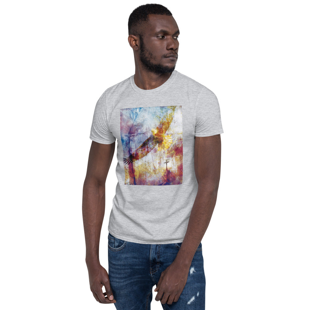 Eagle Graphic Short-Sleeve T-Shirt for Men – Cotton Casual Wear
