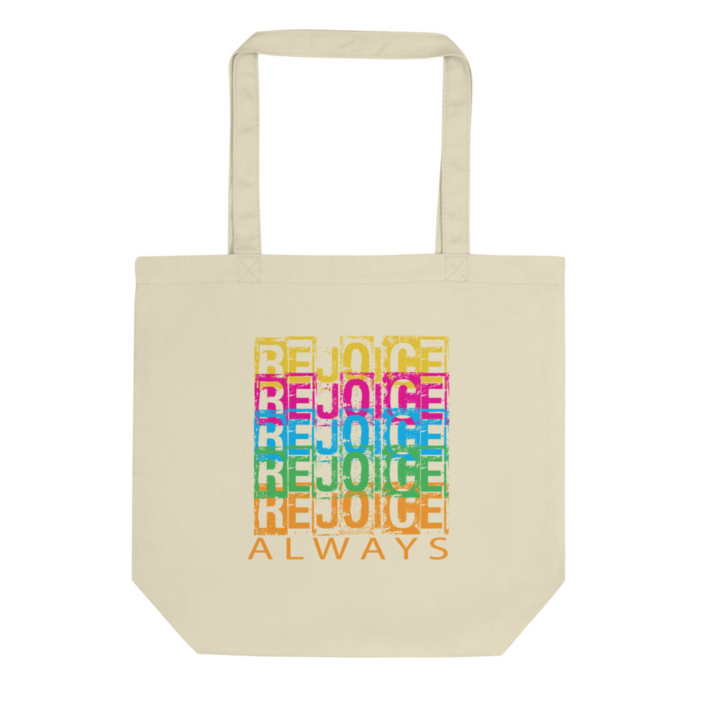 Rejoice Always Christian Eco Tote Bag