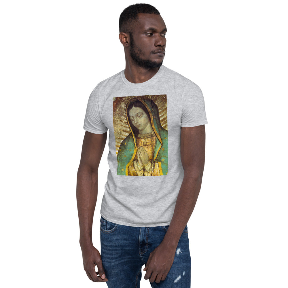 Blessed Mary Christian Tee – Catholic Mother Mary Short-Sleeve T-Shirt