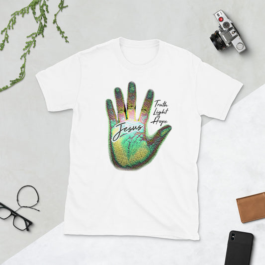 Jesus Truth Light Hope Christian Tee Shirt Soft Cotton Inspirational Faith Apparel
