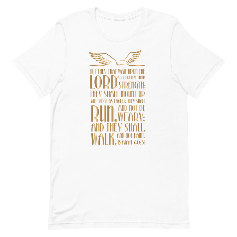 Front view of Lord My Strength Christian T-Shirt