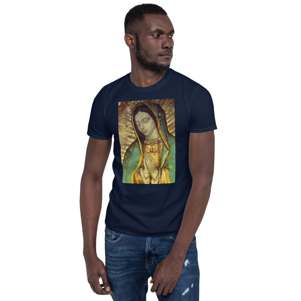 Blessed Mary Christian Tee – Catholic Mother Mary Short-Sleeve T-Shirt