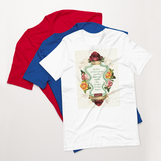 Christian Jesus Faith T-Shirt | Floral Graphic
